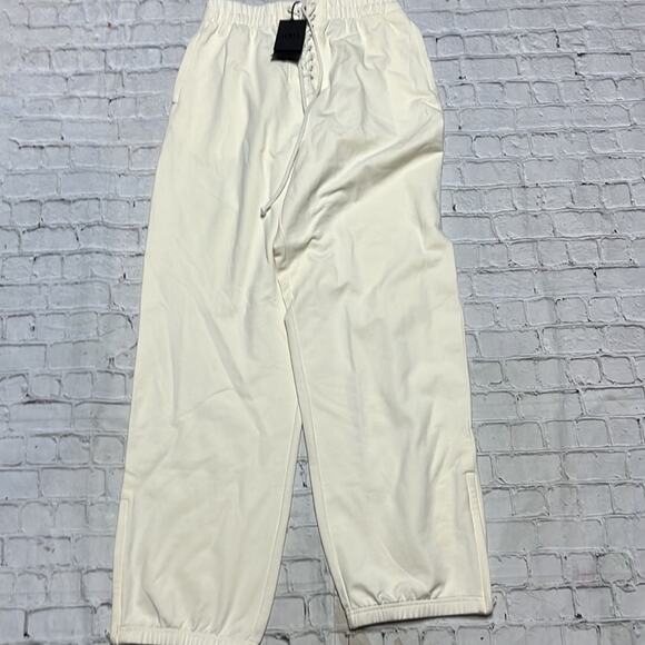 NWT Fenty x Puma Front Lace Sweatpants Vanilla Ice S - Picture 3 of 5